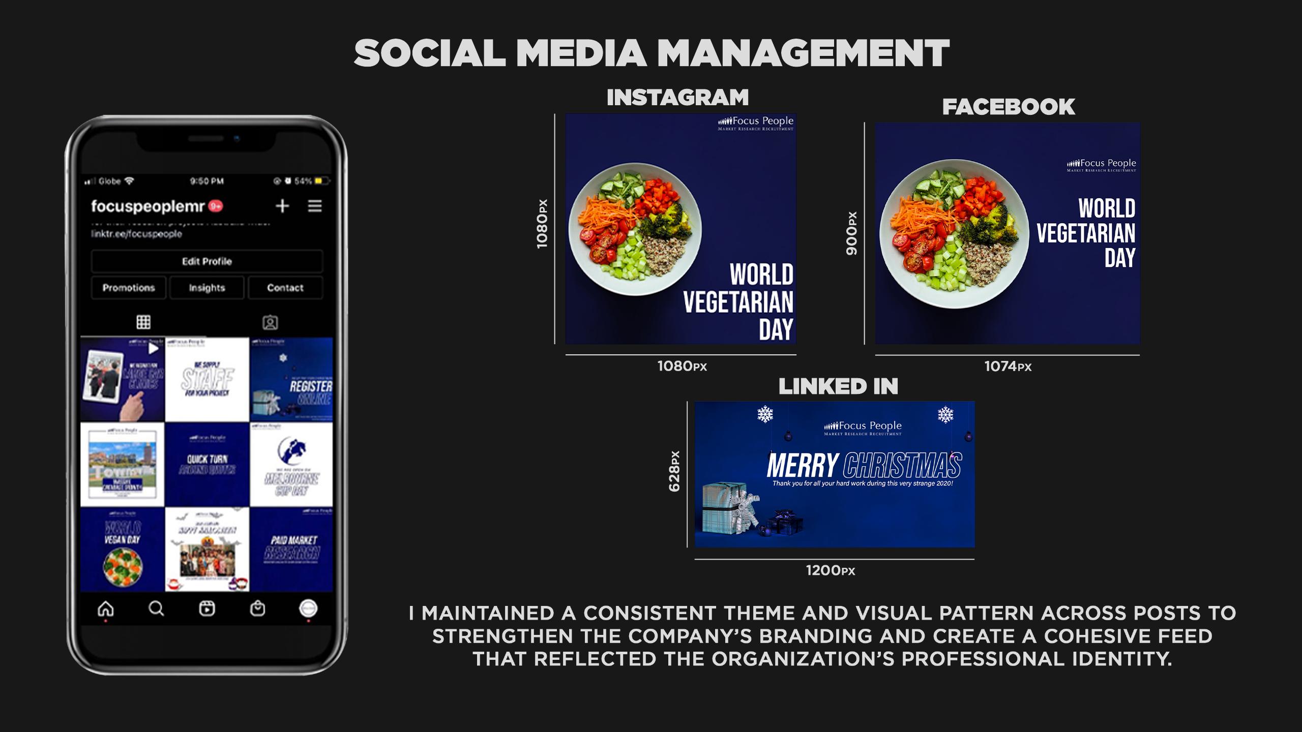 Focus People Social Media Posts