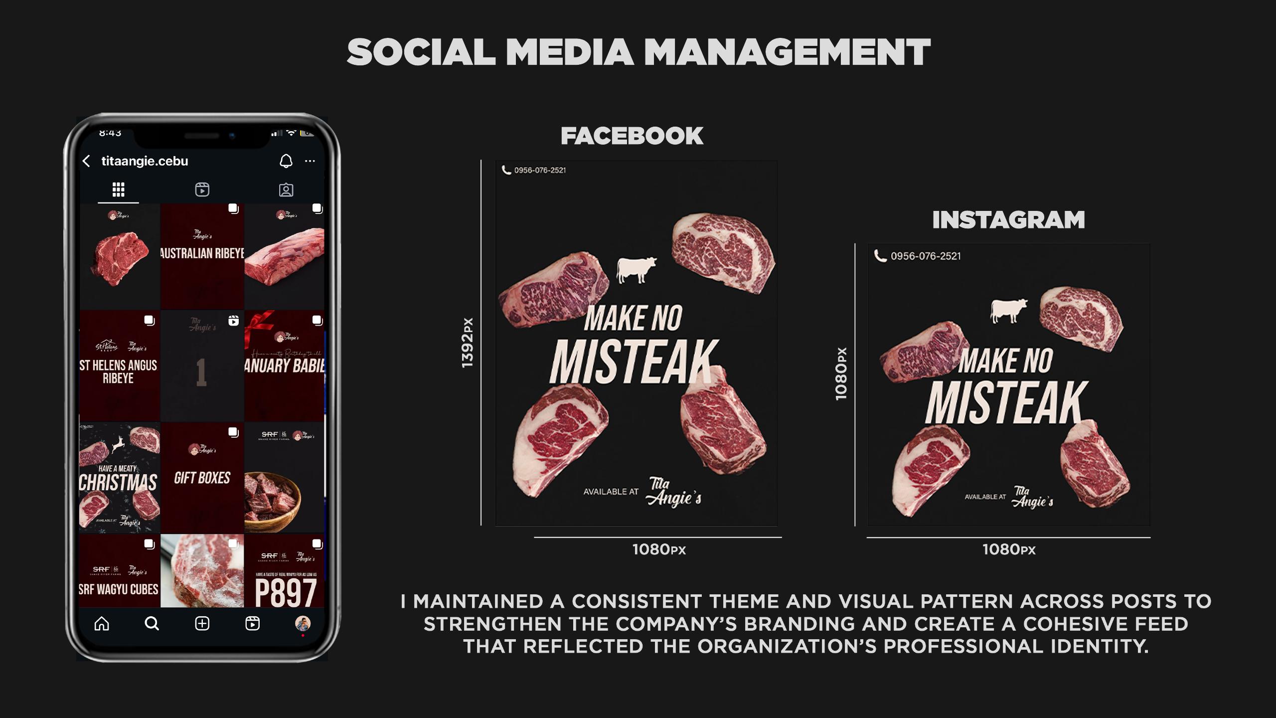 Tita Angie's Social Media