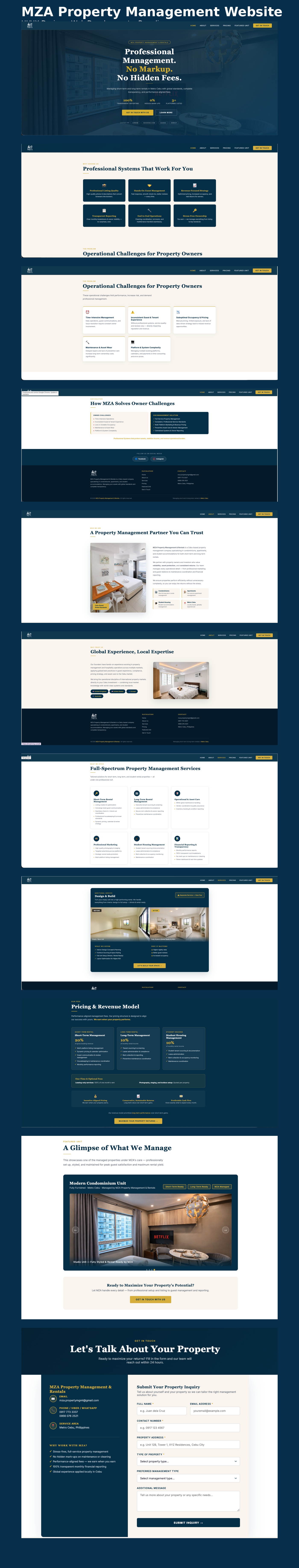 MZA Living Website